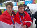 Les deux bobeurs monégasques Rudy Rinaldi et Jeremy Torre aux 1ers Jeux Olympiques de la Jeunesse d’Hiver à Innsbrück (Autriche) - Le 22 janvier, les deux bobeurs monégasques Rudy Rinaldi (pilote) et Jeremy Torre (pousseur freineur) gagnent une médaille de bronze en bobà 2 aux 1ers Jeux Olympiques de la Jeunesse d’Hiver à Innsbrück (Autriche). C’est la première médaille remportée par des athlètes monégasques lors d’épreuves olympiques.