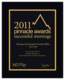 Pinnacle Award 2011 Pinnacle Award 2011