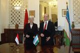 ERD Ouzbékistan - S.E. Mme Sophie Thévenoux, Ambassadeur extraordinaire et plénipotentiaire de la Principauté de Monaco (à gauche) et S.E. M. Ravshan Usmanov, Ambassadeur extraordinaire et plénipotentiaire de la République d’Ouzbékistan en France (à droite). ©DR ERD Ouzbékistan - S.E. Mme Sophie Thévenoux, Ambassadeur extraordinaire et plénipotentiaire de la Principauté de Monaco (à gauche) et S.E. M. Ravshan Usmanov, Ambassadeur extraordinaire et plénipotentiaire de la République d’Ouzbékistan en France (à droite). ©DR
