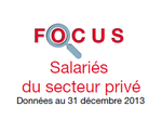 Couverture Focus : Salariés 2013