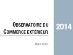 Couverture Observatoire Commerce Extérieur 2014