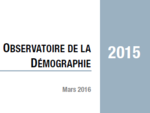 Couverture Observatoire Démographie 2015