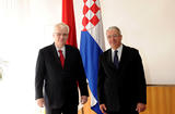 Lettres de créance Croatie - S.E. M. Ivo Josipović, Président de la République croate et S.E. M. Robert Fillon, Ambassadeur de Monaco en Croatie Lettres de créance Croatie - S.E. M. Ivo Josipović, Président de la République croate et S.E. M. Robert Fillon, Ambassadeur de Monaco en Croatie