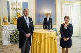 Accréditation Ambassadeur des Pays-Bas - S.E. Mme Isabelle Berro-Amadeï et Sa Majesté le Roi des Pays-Bas, Willem Alexander. © Jeroen van der Meyde