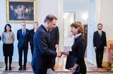 Ambassadeur Pologne - S.E. Mme Isabelle Berro-Amadeï a remis ses lettres de créance à S.E. M. Andrzej Duda