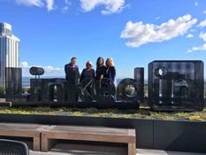 DTC Californie - Photo Caption (from left to right):  Guillaume Rose, Corinne Kiabski, Elisa Fershtadt and Cindy Hoddeson. . ©DTC