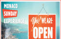 L'affiche de l'opération. - L’ensemble des informations ainsi recueillies figurera sur le site internet dédié à cette opération et mis en ligne à l’adresse : www.monacosundayexperience.com L'affiche de l'opération. - L’ensemble des informations ainsi recueillies figurera sur le site internet dédié à cette opération et mis en ligne à l’adresse : www.monacosundayexperience.com