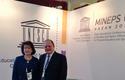 Monaco MINEPS VI - S.E. Mme Lambin-Berti, Ambassadeur, Délégué Permanent de la Principauté de Monaco auprès de l’UNESCO, en compagnie de M. Gert Oosthuizen, Président du Comité Intergouvernemental pour l’Education Physique et le Sport, lors de l’ouverture de la Conférence MINEPS VI ©DR Monaco MINEPS VI - S.E. Mme Lambin-Berti, Ambassadeur, Délégué Permanent de la Principauté de Monaco auprès de l’UNESCO, en compagnie de M. Gert Oosthuizen, Président du Comité Intergouvernemental pour l’Education Physique et le Sport, lors de l’ouverture de la Conférence MINEPS VI ©DR