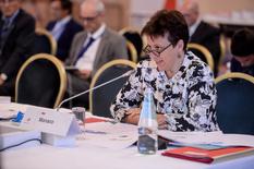 OMS Malte Rosabrunetto - Isabelle Rosabrunetto, Director General of the Ministry of Foreign Affairs and Cooperation, during her speech in Malta - © DR