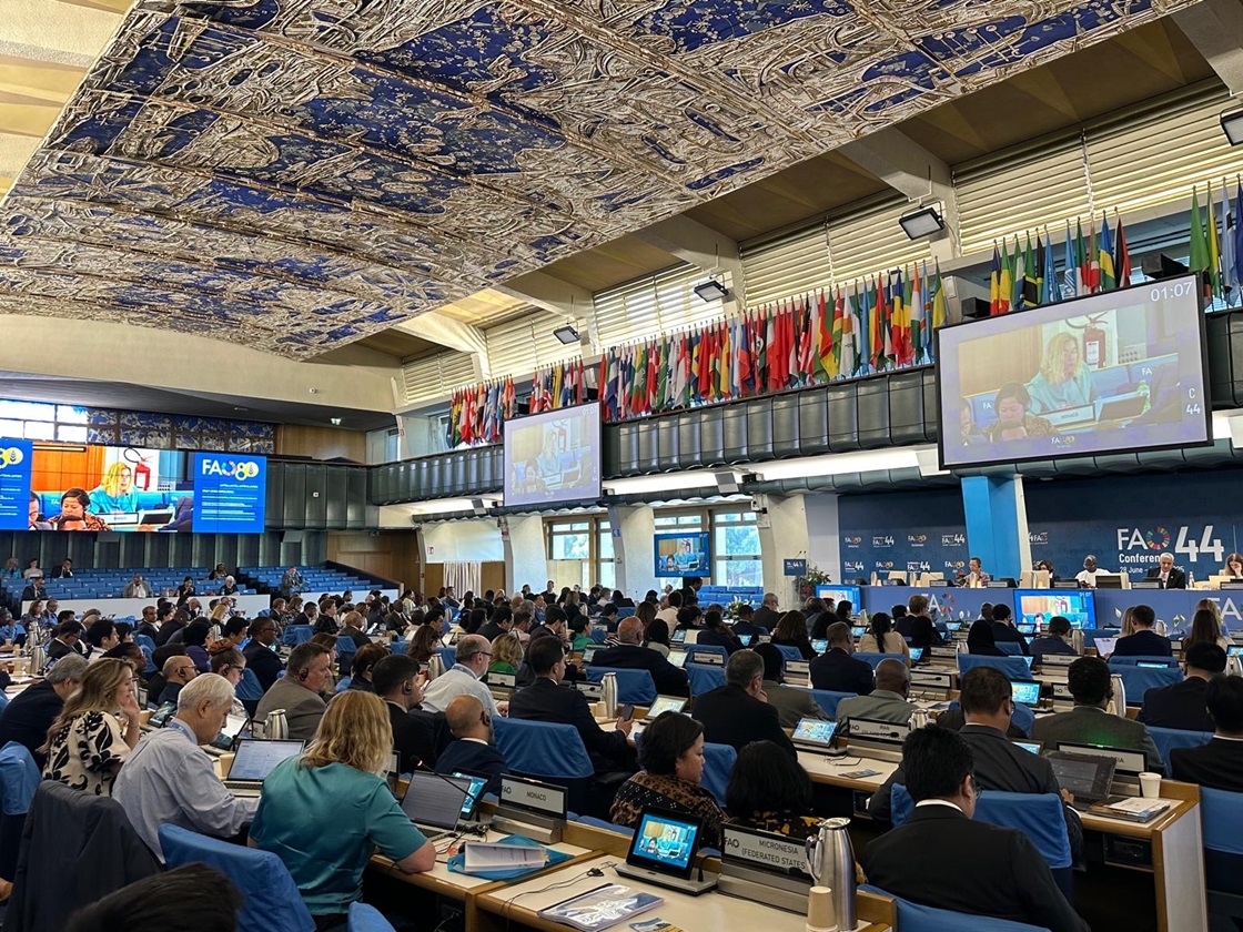 44ème session de la Conférence de la FAO : Monaco réaffirme son engagement pour l’élimination de la faim dans le monde