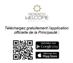 QRCode application - Pour plus d’informations: Welcome Office – tel +377 98 98 98 98 - applimonaco@gouv.mc