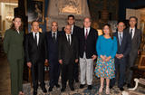 Quartet tunisien  - Autour de S.A.S. le Prince Souverain, de gauche à droite : Mme Anne-Marie Boisbouvier, Conseiller au Cabinet Princier ; M. Ameur Chiha, Consul honoraire de Tunisie à Monaco ; M. Abdessatar Ben Moussa, Ligue Tunisienne de Défense des Droits de l’Homme ; M. Hassine Abassi, Secrétaire Général de l’Union Générale Tunisienne du Travail ; M. Hamed Ben Brahim, Consul Général de Tunisie à Monaco ; Mme Ouided Bouchamaoui, Union Tunisienne de l’Industrie, du Commerce et de l’Artisanat ; M. Slah-Eddine Bensaid, Consul Général de Monaco en Tunisie et M. Gilles Tonelli Conseiller de Gouvernement-Ministre des Relations Extérieures et de la Coopération. ©Eric Mathon/Palais Princier