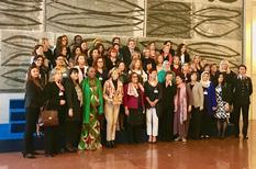 Réunion femmes médiatrices - Les membres du Réseau des femmes médiatrices pour la Région Méditerranée ©DR