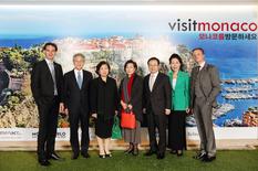 Tournée DTC Corée du Sud et Taïwan - La délégation monégasque et les invités lors de la 