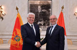 Visite Montenegro - S.E. M. Dusko Markovic, Premier Ministre du Monténégro et S.E. M. Serge Telle, Ministre d'Etat @Direction de la Communication/Charly Gallo