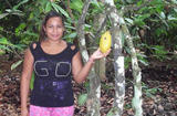 yuesli défi solidaire - Yuleisi, micro-entrepreneuse en Equateur, a recueilli le plus grand nombre de votes lors du Défi Solidaire, pour son projet de culture biologique de cacao©Babyloan