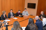 Voir la mission - gauche à droite : Alece Colombie (Italie) – aspects médiatiques ; Konrad Andrzej Olszewski (Pologne) – chef de mission ; Enira Bornitskaya (Biélorussie) – aspects législatifs ; Jurij Toplak (Slovénie) – aspects politiques et financement de la campagne Crédit Photo Charles Franch Centre de Presse Voir la mission - gauche à droite : Alece Colombie (Italie) – aspects médiatiques ; Konrad Andrzej Olszewski (Pologne) – chef de mission ; Enira Bornitskaya (Biélorussie) – aspects législatifs ; Jurij Toplak (Slovénie) – aspects politiques et financement de la campagne Crédit Photo Charles Franch Centre de Presse