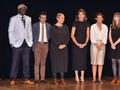 1er octobre - Le palmarès 2013 de la Fondation Prince Pierre était proclamé depuis la Salle Garnier. Sur scène autour de S.A.R. la Princesse de Hanovre, Présidente de la Fondation, les lauréats : Alain Mabanckou, lauréat du Prix Littéraire, Morad Montazami, Lauréat du Prix pour un texte sur l’art, Dora Garcia, lauréat du Prix International d’Art Contemporain, Yannick Grannec, lauréat de la Bourse de la Découverte et Chloé Schmitt, Coup de Coeur des Lycéens.