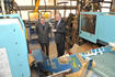 SIMAP-CEDAP1 - Michel Roger en  visite à SIAMP-CEDAP