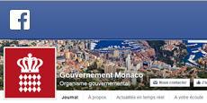 Cliquez ici pour consulter la page Facebook du Gouvernement Princier