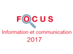 Couverture Focus Information et communication 2017
