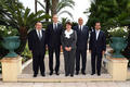 Accréditations Ambassadeurs octobre 2016 - De gauche à droite : S.E. M. Masato Kitera, Ambassadeur Extraordinaire et Plénipotentiaire du Japon ; S.E. M. Lilian Moraru, Ambassadeur Extraordinaire et Plénipotentiaire de la République de Moldavie ; Mme Isabelle Rosabrunetto, Directeur Général du Département des Relations Extérieures et de la Coopération ; S.E. M. Umberto Di Capua, Ambassadeur Extraordinaire et Plénipotentiaire de l’Ordre Souverain et Militaire de Malte et S.E. M. Maadhad Hareb Meghair Jaber Alkhyeli, Ambassadeur Extraordinaire et Plénipotentiaire de l’Etat des Emirats Arabes Unis. ©Direction de la Communication /Charly Gallo