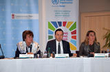 Conf oms - De gauche à droite : Dr Zsuzsanna Jakab, Directeur régional de l'OMS pour l'Europe ; Stéphane Valeri, Conseiller de Gouvernement – Ministre des Affaires sociales et de la Santé et Geneviève Berti, Directeur de la Communication©Direction de la Communication/Charly Gallo Conf oms - De gauche à droite : Dr Zsuzsanna Jakab, Directeur régional de l'OMS pour l'Europe ; Stéphane Valeri, Conseiller de Gouvernement – Ministre des Affaires sociales et de la Santé et Geneviève Berti, Directeur de la Communication©Direction de la Communication/Charly Gallo