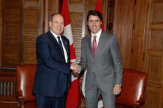 Visite Souverain Canada - H.S.H. the Sovereign Prince meets Canadian Prime Minister Justin Trudeau © Prince’s Palace/Frédéric Nebinger 