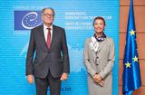1-M. Robert GELLI et Mme Marija PEJCINOVIC BURIC. ©DR - 1- M. Robert GELLI, Secrétaire d’Etat à la Justice, Directeur des Services Judiciaires et Mme Marija PEJCINOVIC BURIC, Secrétaire Générale du Conseil de l’Europe. ©DR 1-M. Robert GELLI et Mme Marija PEJCINOVIC BURIC. ©DR - 1- M. Robert GELLI, Secrétaire d’Etat à la Justice, Directeur des Services Judiciaires et Mme Marija PEJCINOVIC BURIC, Secrétaire Générale du Conseil de l’Europe. ©DR