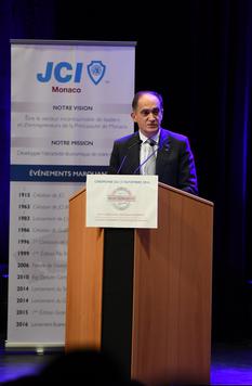 21ème Concours de Création d’Entreprise - M.Jean Castellini, lors de son allocution.