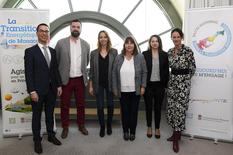 3e de la Transition énergétique 1 - From left to right:  Guillaume Tarro-Tomà, Sébastien Duprat, Benoîte de Sévelinges, Marie-Pierre Gramaglia, Céline Varenio and Annabelle Jaeger-Seydoux. ©Direction de la Communication / Manuel Vitali