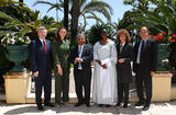 Accréditations 29-05 - De gauche à droite : S.E. M. Filip Vucak, Ambassadeur Extraordinaire et Plénipotentiaire de la République de Croatie ; Anne-Marie Boisbouvier, Conseiller au Cabinet Princier ; S.E. M. Buddhi K. Athauda, Ambassadeur Extraordinaire et Plénipotentiaire du Sri Lanka ; S.E. Mme Modupe E. Irele, Ambassadeur Extraordinaire et Plénipotentiaire du Nigeria ; Marie-Catherine Caruso-Ravera, Directeur des Relations Diplomatiques et Consulaires et S.E. M. Thiep Nguyen, Ambassadeur Extraordinaire et Plénipotentiaire de la République Socialiste du Vietnam. ©Direction de la Communication/Manuel Vitali