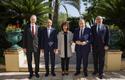 Accréditations Ambassadeurs Géorgie-Algérie-Arabie Saoudite-Luxembourg. ©Direction de la Communication-Manuel Vitali - De gauche à droite : S.E. M. Marc UNGEHEUER, Ambassadeur Extraordinaire et Plénipotentiaire du Grand-Duché de Luxembourg ; S.E. M. Fahad M. AL RUWAILY, Ambassadeur Extraordinaire et Plénipotentiaire du Royaume d’Arabie Saoudite ; Marie-Catherine CARUSO-RAVERA, Directeur des Relations Diplomatiques et Consulaires ; S.E. M. Saïd MOUSSI, Ambassadeur Extraordinaire et Plénipotentiaire de la République Algérienne Démocratique et Populaire ; S.E. M. Gocha JAVAKHISHVILI, Ambassadeur Extraordinaire et Plénipotentiaire de Géorgie. ©Direction de la Communication – Manuel Vitali Accréditations Ambassadeurs Géorgie-Algérie-Arabie Saoudite-Luxembourg. ©Direction de la Communication-Manuel Vitali - De gauche à droite : S.E. M. Marc UNGEHEUER, Ambassadeur Extraordinaire et Plénipotentiaire du Grand-Duché de Luxembourg ; S.E. M. Fahad M. AL RUWAILY, Ambassadeur Extraordinaire et Plénipotentiaire du Royaume d’Arabie Saoudite ; Marie-Catherine CARUSO-RAVERA, Directeur des Relations Diplomatiques et Consulaires ; S.E. M. Saïd MOUSSI, Ambassadeur Extraordinaire et Plénipotentiaire de la République Algérienne Démocratique et Populaire ; S.E. M. Gocha JAVAKHISHVILI, Ambassadeur Extraordinaire et Plénipotentiaire de Géorgie. ©Direction de la Communication – Manuel Vitali