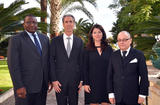Accréditations Sénégal Argentine Quebec - De gauche à droite : S.E. M. Bassirou Sene, Ambassadeur Extraordinaire et Plénipotentiaire de la République du Sénégal, M. Gilles Tonelli, Conseiller de Gouvernement-Ministre des Relations Extérieures et de la Coopération; Mme Line Beauchamp, Déléguée générale du Québec et S.E. M. Jorge Marcelo Faurie, Ambassadeur Extraordinaire et Plénipotentiaire de la République Argentine. ©Direction de la Communication /Charly Gallo Accréditations Sénégal Argentine Quebec - De gauche à droite : S.E. M. Bassirou Sene, Ambassadeur Extraordinaire et Plénipotentiaire de la République du Sénégal, M. Gilles Tonelli, Conseiller de Gouvernement-Ministre des Relations Extérieures et de la Coopération; Mme Line Beauchamp, Déléguée générale du Québec et S.E. M. Jorge Marcelo Faurie, Ambassadeur Extraordinaire et Plénipotentiaire de la République Argentine. ©Direction de la Communication /Charly Gallo
