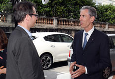 AELE - Philip Bittner, Counsellor at Austria’s Permanent Representation to the EU and current Chair of the Working Party on the European Free Trade Association, and Gilles Tonelli, Minister of Foreign Affairs and Cooperation© Government Communication Department / Manuel Vitali