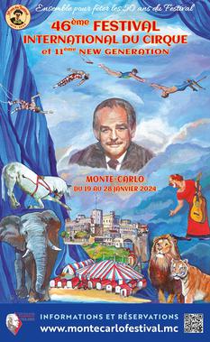 Affiche 46ème Festival International du Cirque de Monte-Carlo