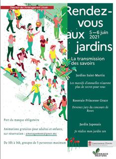 affiche RDV jardin 2021 - ©Gouvernement Princier