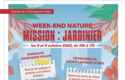 Affiche Week-end nature - Week-end nature 2022 Affiche Week-end nature - Week-end nature 2022