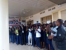 Aînés de Manana - Matana School’s oldest class – the pupils came third in the national competition © FVS-AMADE BURUNDI