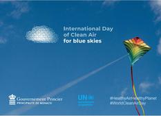 air pu  ciel  bleu - Journée internationale de l'air pur pour des ciels bleus