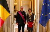 Ambassadeur Belgique - Sa Majesté le Roi des Belges et S.E. Mme Isabelle Berro-Amadeï, Ambassadeur de la Principauté de Monaco en Belgique ©DR Ambassadeur Belgique - Sa Majesté le Roi des Belges et S.E. Mme Isabelle Berro-Amadeï, Ambassadeur de la Principauté de Monaco en Belgique ©DR