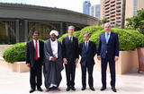 Ambassadeurs GB Bélarus Sri Lanka Soudan - Les Ambassadeurs accrédités à Monaco autour de M. Gilles Tonelli, Conseiller de Gouvernement - Ministre des Relations Extérieures et de la Coopération, de gauche à droite : S.E. M. Tilak Ranaviraja (Sri Lanka) ; S.E. M. Daffa-Alla Elhag Ali Osman (Soudan) ; S.E. Lord Edward Llewellyn (Grande-Bretagne) ; S.E. M. Pavel Latushka (Bélarus). ©Direction de la Communication /Manuel Vitali Ambassadeurs GB Bélarus Sri Lanka Soudan - Les Ambassadeurs accrédités à Monaco autour de M. Gilles Tonelli, Conseiller de Gouvernement - Ministre des Relations Extérieures et de la Coopération, de gauche à droite : S.E. M. Tilak Ranaviraja (Sri Lanka) ; S.E. M. Daffa-Alla Elhag Ali Osman (Soudan) ; S.E. Lord Edward Llewellyn (Grande-Bretagne) ; S.E. M. Pavel Latushka (Bélarus). ©Direction de la Communication /Manuel Vitali