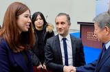 ASTANA MIE - M. Julien Cellario, Commissaire Général et M.Akhmetzhan Yessimov, Président du Conseil d’ Administration de SA «Astana EXPO-2017» ASTANA MIE - M. Julien Cellario, Commissaire Général et M.Akhmetzhan Yessimov, Président du Conseil d’ Administration de SA «Astana EXPO-2017»