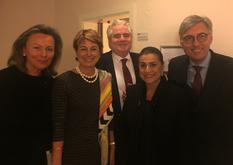 Cecilia Bartoli Berlin -   From left to right: Barbara Zumbaum, Monaco’s Honorary Consul in Potsdam; H.E. Ms Isabelle Berro-Amadeï, Monaco’s Ambassador to Germany; Lorenzo Ravano, Minister Counsellor at Monaco’s Embassy in Germany; Cecilia Bartoli and Jean-Louis Grinda, Director of the Monte-Carlo Opera © DR 
  


