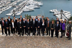 Commission coopération franco monégasque - Les deux délégations © Direction de la Communication / Manuel Vitali