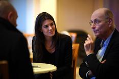 Voir la photo - Dialogue entre Boris Cyrulnik et Charlotte Casiraghi, Membre Fondateur des Rencontres Philosophiques de Monaco Crédit photo : © Manuel Vitali / Direction de la Communication