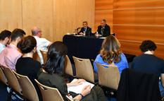 Conf presse AMSN - Patrice Cellario, Conseiller de Gouvernement-Ministre de l'Intérieur et le Contre-amiral Dominique Riban, directeur de l'AMSN ©Direction de la Communication/Charly Gallo