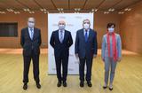 Conférence Comité droits des femmes - De gauche à droite : Robert Gelli, Secrétaire d’Etat à la Justice, Laurent Anselmi, Président du Comité pour la promotion et la protection des droits des femmes, Pierre Dartout, Ministre d’Etat et Céline Cottalorda, Déléguée interministérielle pour les droits des femmes. ©Direction de la Communication / Manuel Vitali Conférence Comité droits des femmes - De gauche à droite : Robert Gelli, Secrétaire d’Etat à la Justice, Laurent Anselmi, Président du Comité pour la promotion et la protection des droits des femmes, Pierre Dartout, Ministre d’Etat et Céline Cottalorda, Déléguée interministérielle pour les droits des femmes. ©Direction de la Communication / Manuel Vitali