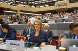 congrès UPU - S.E. Mme Carole Lanteri, Ambassadeur, Représentant Permanent de Monaco auprès de l’Office des Nations Unies à Genève et M. Jean-Luc Delcroix, Directeur de la Poste Monaco ©DR congrès UPU - S.E. Mme Carole Lanteri, Ambassadeur, Représentant Permanent de Monaco auprès de l’Office des Nations Unies à Genève et M. Jean-Luc Delcroix, Directeur de la Poste Monaco ©DR