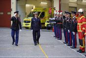 Contre-Amiral Lionel Mathieu (BMPM) - Lieutenant-Colonel Maxime Yvrard, Chef de Corps des Sapeurs-Pompiers de Monaco et le Contre-Amiral Lionel Mathieu, Commandant du Bataillon de Marins-Pompiers de Marseille ©DR